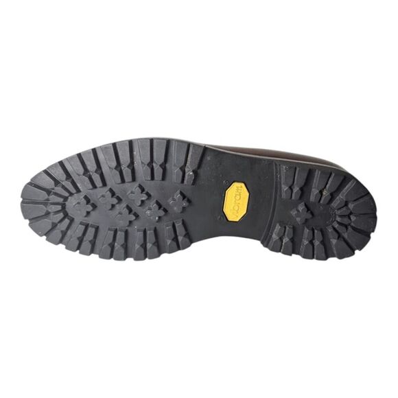 LENDVAY & SCHWARCZ Brown Leather Plain Toe Oxford Size 10 - Picture 8 of 9